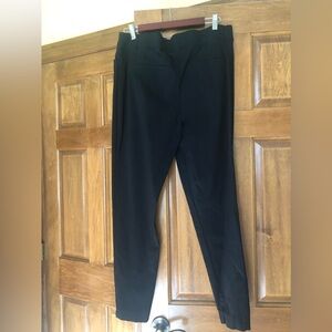 Women’s dress pants black like new XL elastic waist very comfy